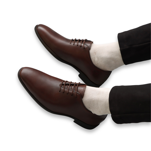 Wholecut Oxford Formal Shoes Brown